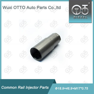 Высокоскоростная сталь Гайка крышки форсунки дизельного топлива Размер Φ18.9×46.9×M17*0.75 для пьезоинжектора с полиэтиленовым пакетом в картонной коробке